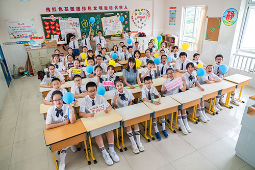 高淳小学生毕业季集体照拍摄